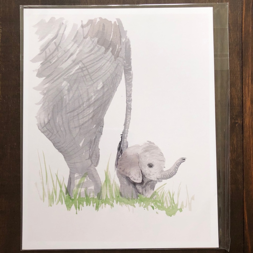 Art print - elephant